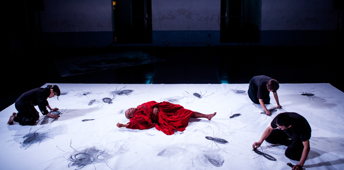 “The Monk from the Tang Dynasty” is jointly produced by the Asian Arts Theatre of Korea and is directed by Tsai Ming-liang from Taiwan. 
