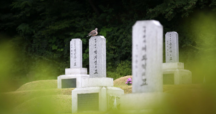 The graveyard is for people of national merit who devoted their lives to fight for the independence of the country.