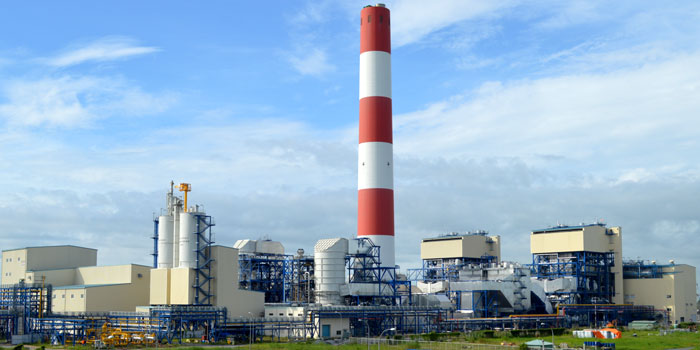 The gas and oil thermal power plant in O Mon is being built by Daelim Industrial. Construction will be completed this October.