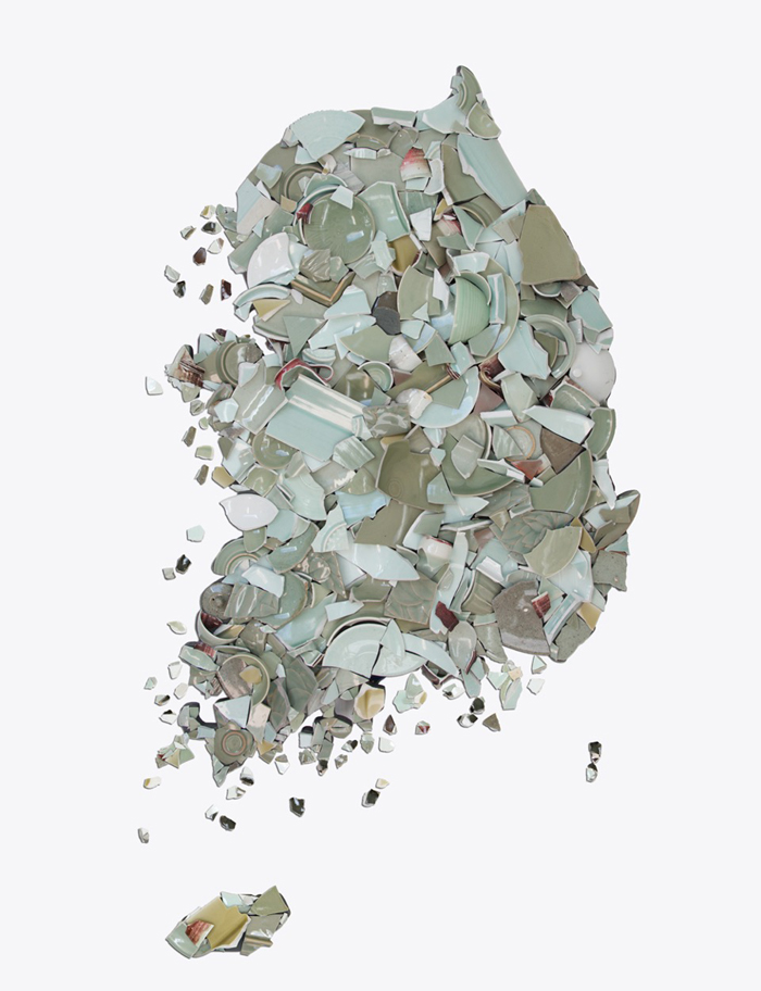 A work titled 'South Korea' by Bouke de Vries will be shown at the 2015 Cheongju International Craft Biennale.