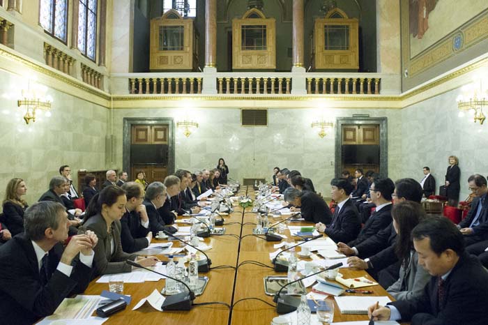  The Korea-Hungary joint economic committee meeting is held in Budapest, Hungary, on January 27. (Photo courtesy of the MOTIE) 