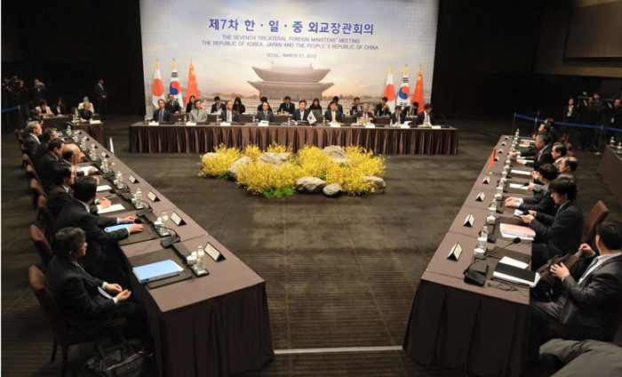 The Trilateral Foreign Ministers' Meeting among Korea, Japan and China is held in Seoul on March 21. 