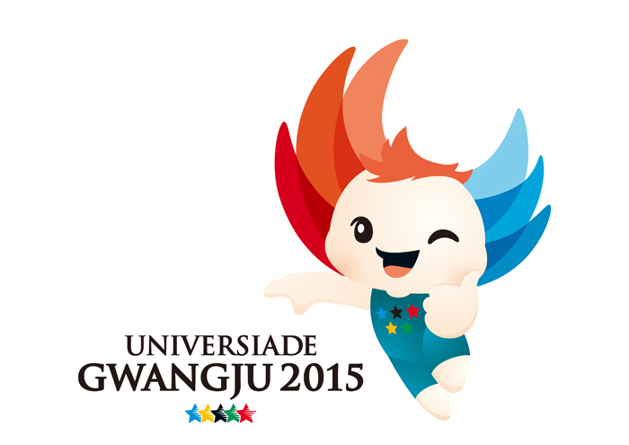  The official mascot for the Summer Universiade Gwangju is named Nuribi. 