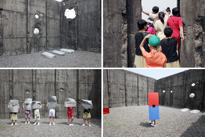 Last year's 'The Real DMZ Project' by Paul Kajander involves elementary school students living in Cherwon, Gangwon-do, and a range of materials and media. 