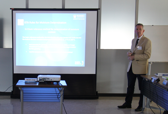 Craig McGill, former chair of the ISTA Moisture Committee, talks about ISTA rules for moisture determination. 