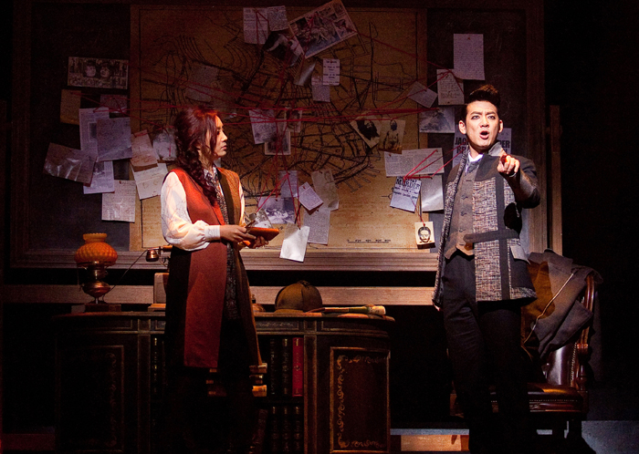  A scene from the recent musical “Sherlock Holmes 2: A Bloody Game.” (photo courtesy of Clip Service) 