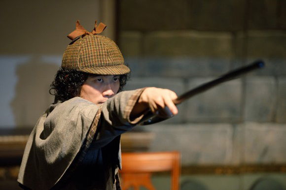  The play “Sherlock Holmes: Secret of Birlstone” has both suspense and comic elements. (photo courtesy of Human Company) 