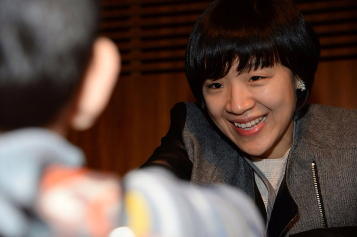  Director Yoon Ga-eun at the Berlin International Film Festival. (photo courtesy of the Berlin International Film Festival) 