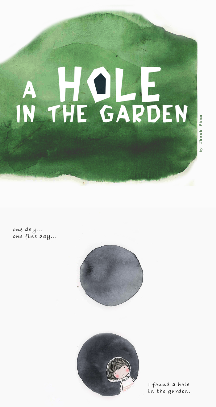  Pham Trinh Phuongthanh from Vietnam won the online comic book category for a story in which the main character journeys to Korea through a hole in the garden. 