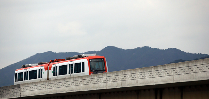 The Busan-Gimhae Light Rail Transit line opened in 2011. It quickly connects Gimhae and Busan.