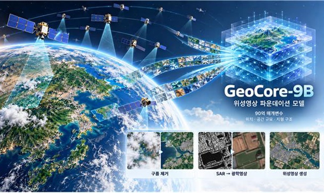구름·암흑 뚫는 ‘우주 시력’… KAIST, 위성영상 복원 AI 개발