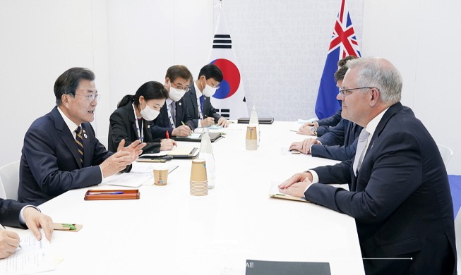 Opening Remarks by President Moon Jae-in at Korea-Australia Summit on Sidelines of G20 Summit