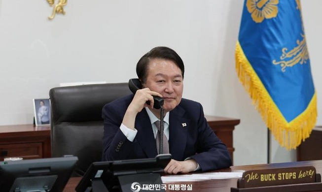 President Yoon requests biz support from Egypt in phone summit