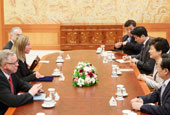President Park meets with EU foreign affairs representative