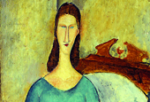 Long curves, simple features: Modigliani comes to Seoul