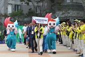 Athletes from around the world arrive for Gwangju Universiade