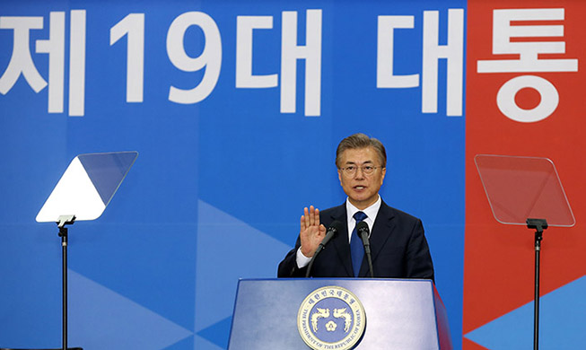 President Moon Jae-in vows to create a ‘new Korea’