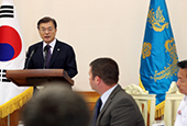 Welcoming Remarks by President at a Luncheon in the 2nd Meeting of Speakers of Eurasian Countries` Parliaments