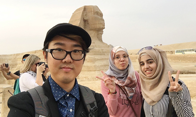 A Korean traveling in the Arab world