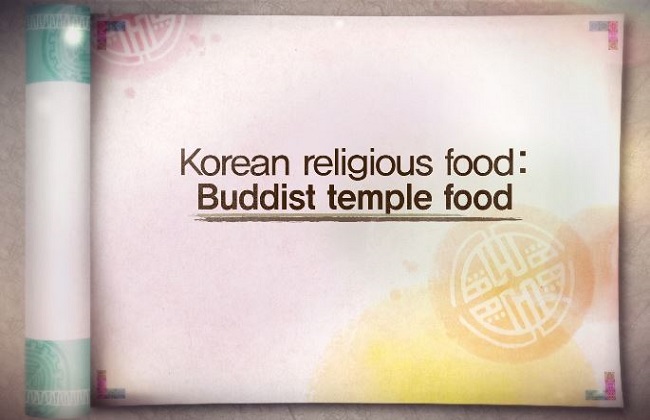 Korean religious food, Buddhist temple food