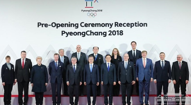 Welcoming Remarks by President Moon Jae-in at Reception on the Occasion of the Opening Ceremony of the PyeongChang Olympic Winter Games
