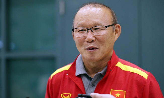 Coach Park Hang-seo returns to Korea with the Vietnamese soccer team :   : The official website of the Republic of Korea