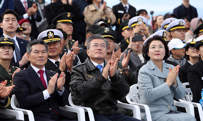 Remarks by President Moon Jae-in at International Fleet Review 2018