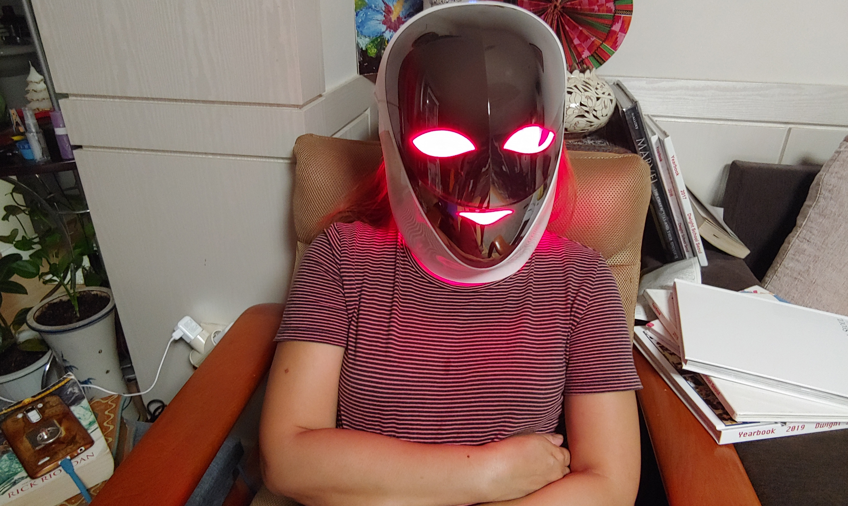 Unmasking my LED light therapy for the face