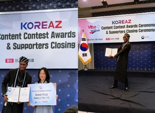 Nigerian influencer wins inaugural Koreaz Content Contest