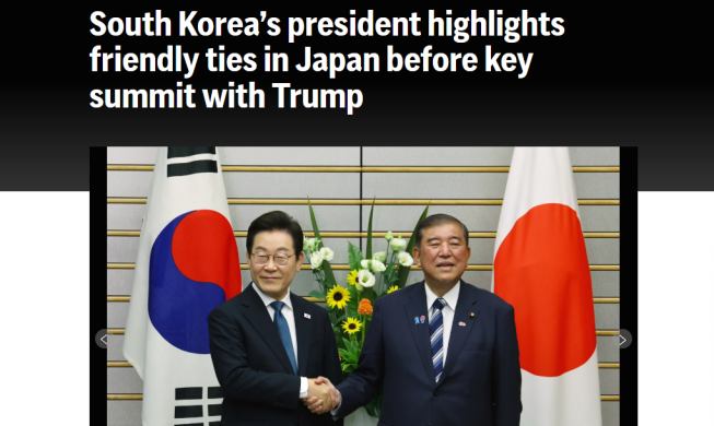 President Lee's emphasis on Japan ties draws int'l media interest
