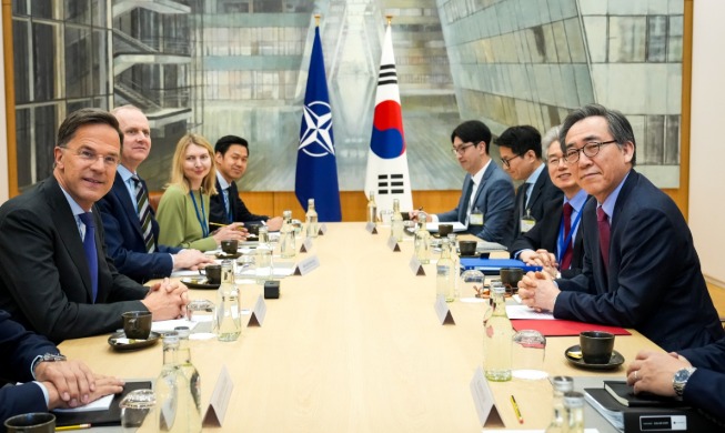 NATO chief urges bilateral defense cooperation with Korea