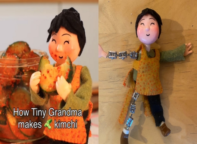 Content creator uses grandma character inspired by her Korean mom