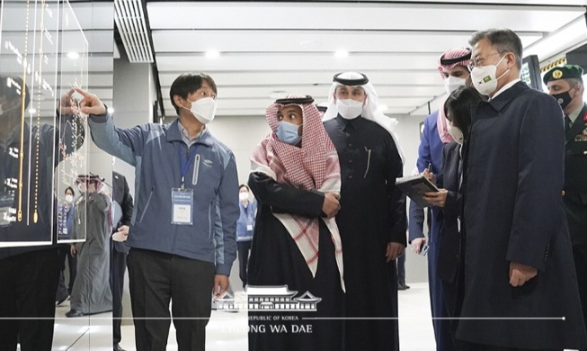 Remarks by President Moon Jae-in during Visit to Riyadh Metro Construction Site