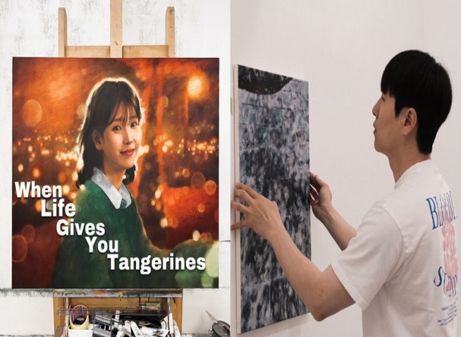 Artists portrait for hit Netflix series captures deep emotions