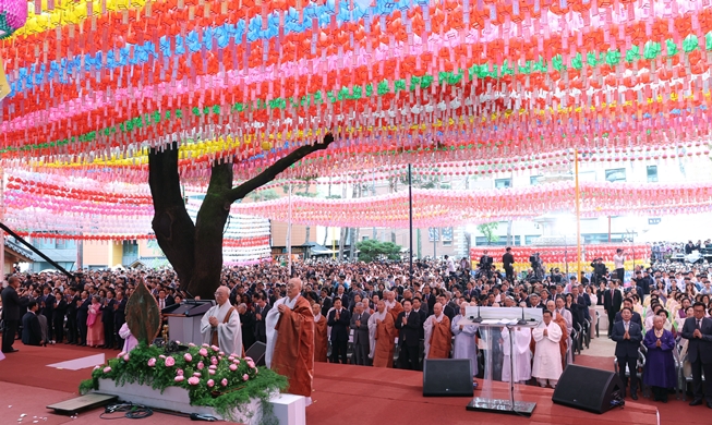 [사진으로 보는 한국]  불기 2568년 ´부처님오신날´ 봉축법요식