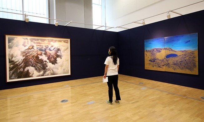 [Korea in photos] Inter-Korean art exhibition 'Promise' opens in Gwangju