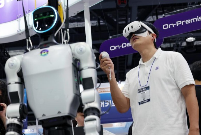 [사진으로 보는 한국] AI 산업의 미래를 한 눈에...´제1회 산업 AI EXPO´