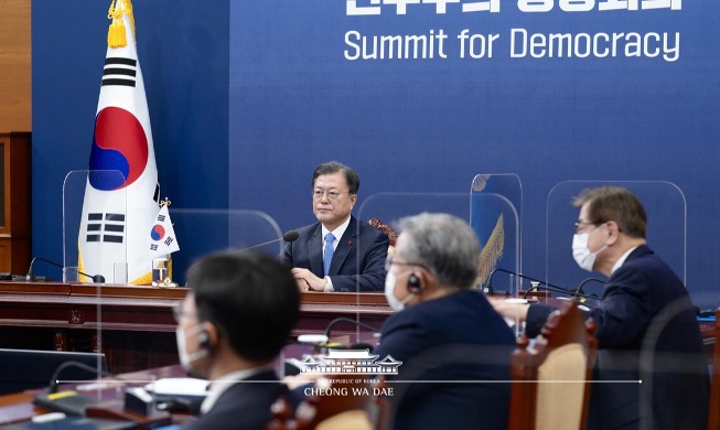 Summit for Democracy Participant Statement by President Moon Jae-in