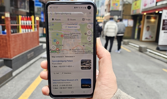 Foreign tourists prefer domestic apps like Naver Map for visits
