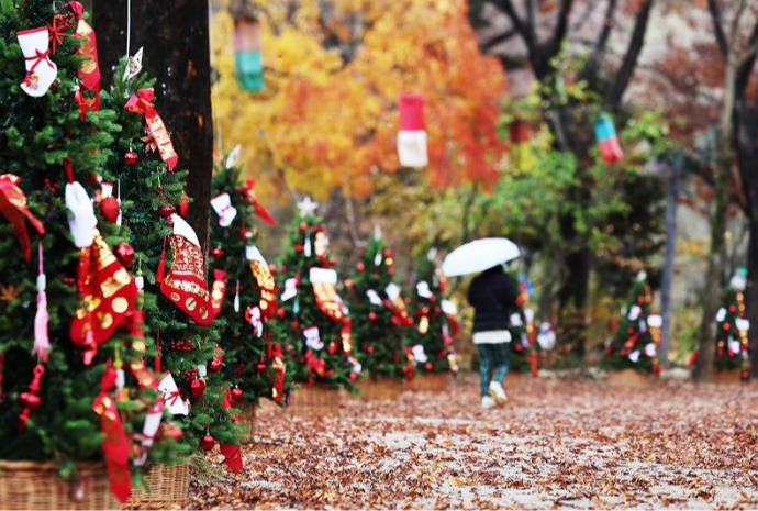 End of fall ushers in winter holiday mood
