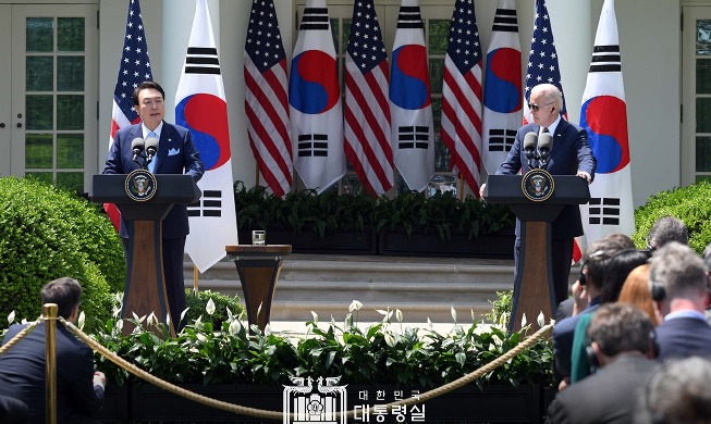 Remarks by President Yoon Suk Yeol in Joint Press Conference following ROK-U.S. Summit