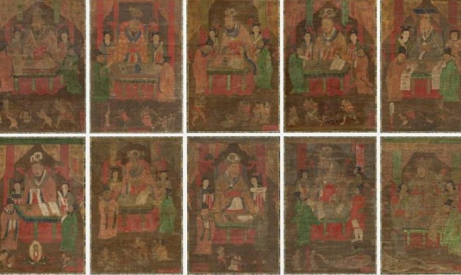 Buddhist sutra, rare painting set returned from Japan unveiled