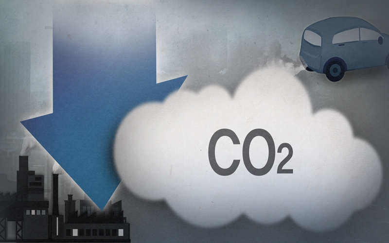 Volume of CO2 emissions declines for 2nd straight year