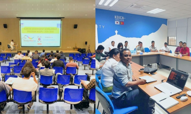 Alumni groups in Timor-Leste share info on Korean scholarships