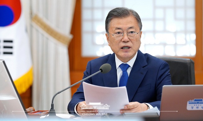 Opening Remarks by President Moon Jae-in at 20th Cabinet Meeting