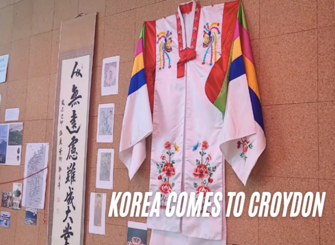 Mini-exhibition brings Korean culture to South London town