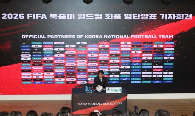 26-man roster for nat'l soccer team for FIFA World Cup released