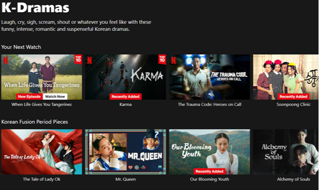 Korean content on Netflix in 2024 ranked 2nd in global views
