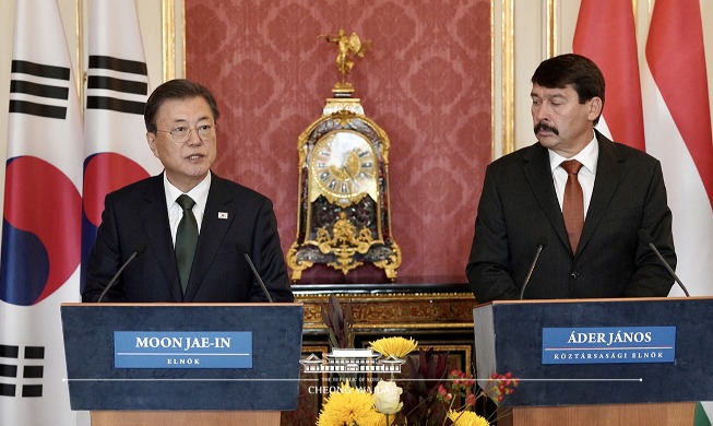 Remarks by President Moon Jae-in at Joint Press Conference Following Korea-Hungary Summit