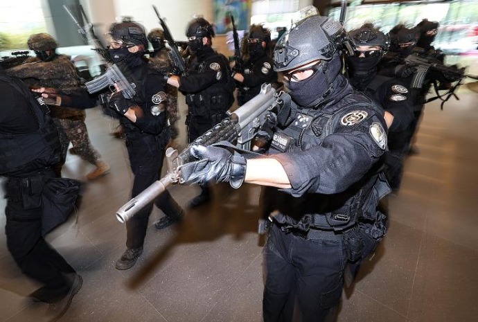 Anti-terrorist attack drill of Ulchi Focus Shield